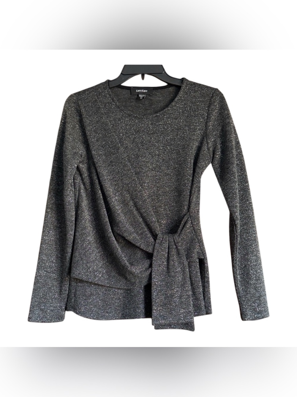 KAREN KANE XS Top Glitter Girl Side-Tie  Style 3L09701 Holiday Party
